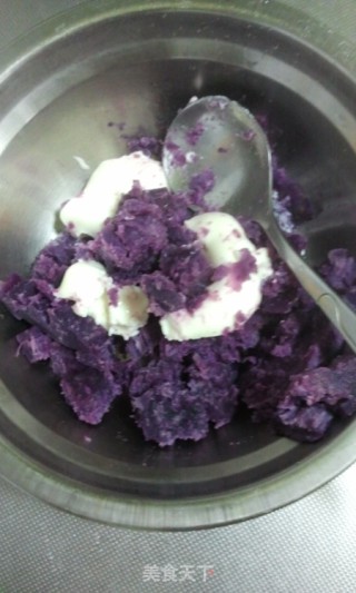 Cheese Purple Potato Mashed recipe