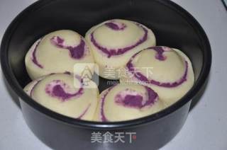 Purple Sweet Potato Bread Roll recipe