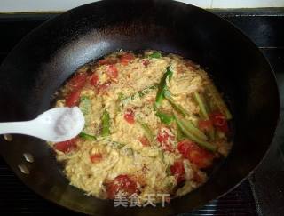 Okra Tomato Egg Soup recipe