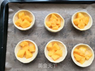 #果#mango Crisp with Egg Tart Skin recipe