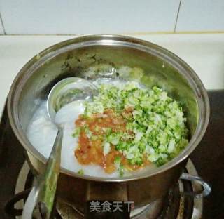 Vegetable Scallop Porridge recipe