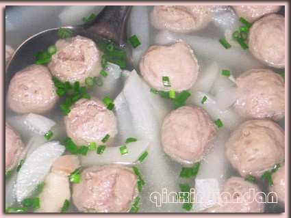 Teochew Beef Balls and Boiled Radish recipe