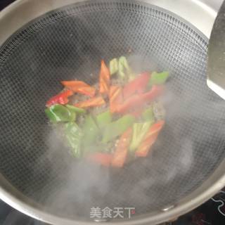 "kaishou Vegetables" Double Pepper Soybean Skin recipe