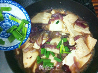 Shacha Sauce Fragrant Tofu recipe