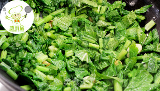 #trust of The Beauty# Stir-fried Mustard Greens, The Green Elf in The Bowl--wei Chu Yi recipe