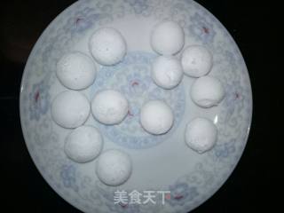 Chocolate Sauce Glutinous Rice Balls recipe