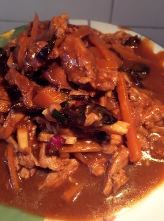 Saucy Shredded Pork with Fish Flavour recipe