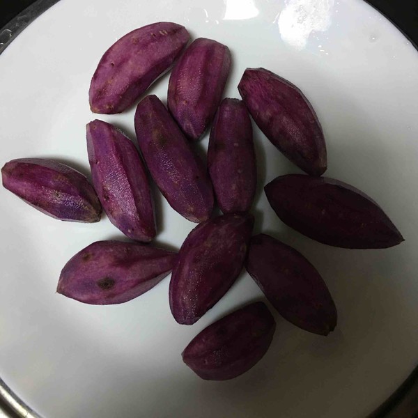 Sweet-scented Osmanthus Purple Sweet Potato Dumplings recipe