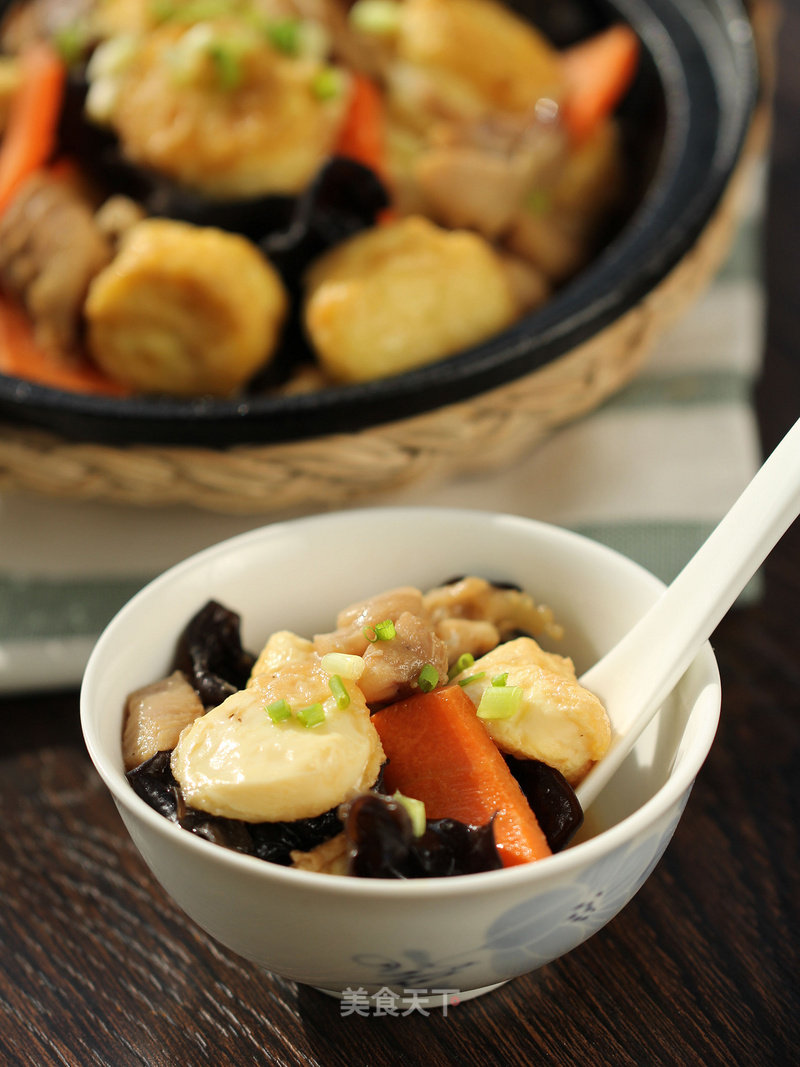 Chicken Japanese Tofu Claypot Recipe Simple Chinese Food