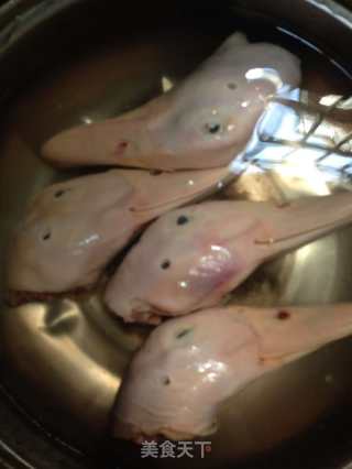 Marinated Duck Head recipe