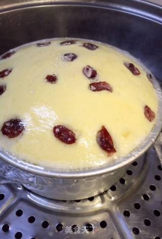 Cranberry Steamed Cake recipe