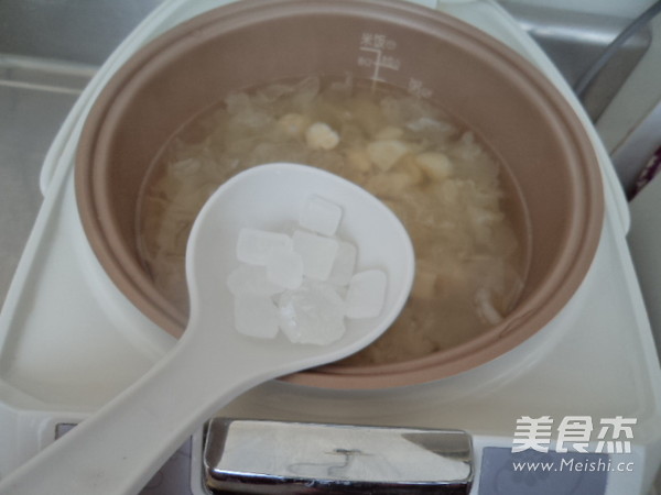 Horseshoe Longan and Tremella Soup recipe