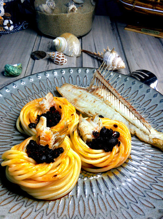 Spicy Tempeh Fish Noodles recipe