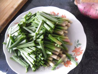 Shredded Pork and Green Garlic Seedlings recipe