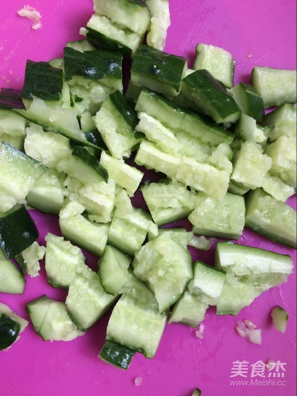 Homemade Cucumber and Conch Meat recipe