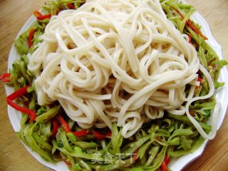 [jianjiang Noodles Made in A Pattern] Double-wire Fried Noodles recipe