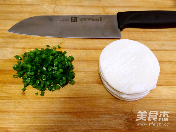 Dumpling Crusted Scallion Pancake recipe