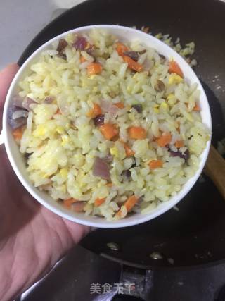 Fried Rice with Eel and Egg recipe