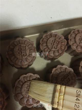 #柏翠大赛# Chocolate Coconut Cranberry Mooncake recipe