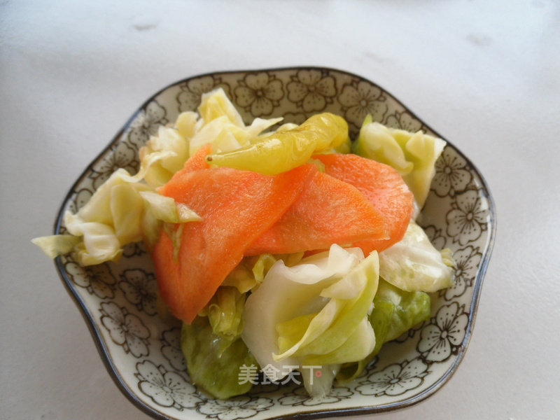 Green Cabbage Kimchi