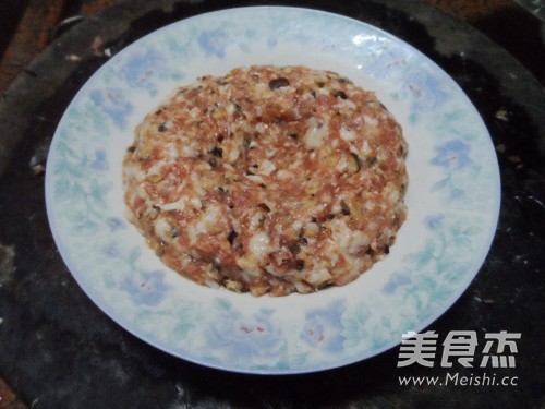 Salted Egg Steamed Meat Cake recipe