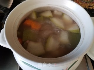 Barley, Red Beans and Winter Melon Soup recipe