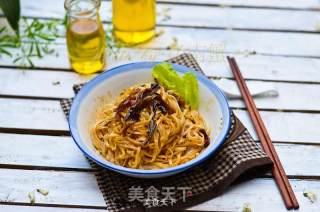 【scallion Noodles】arowana Rice Oil Trial recipe