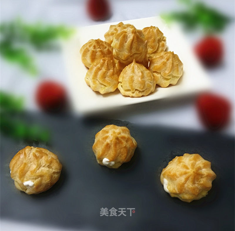 #aca烤明星大赛# Cream Puffs (vegetarian Version) recipe