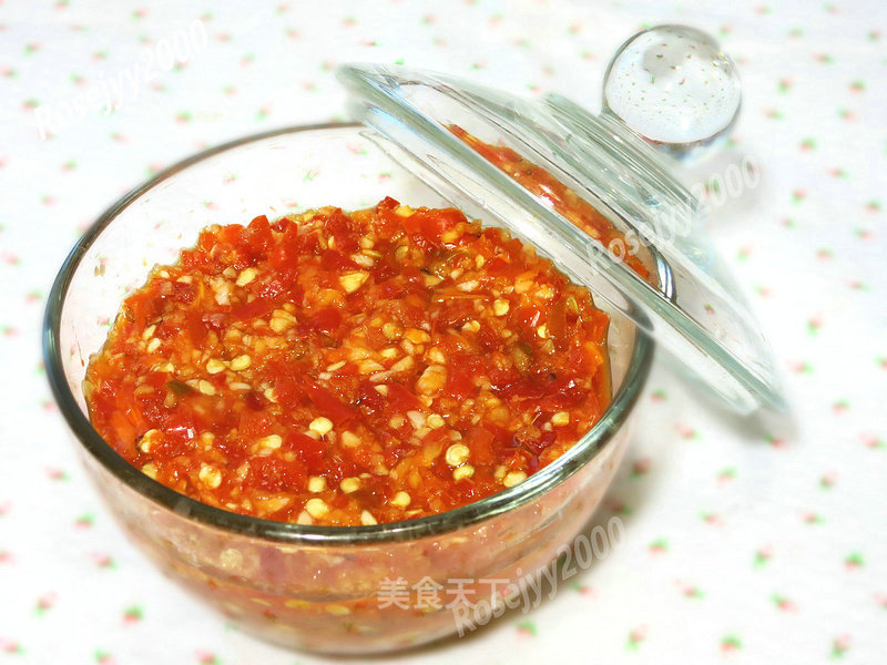 Homemade Red Fantian Chopped Chili recipe