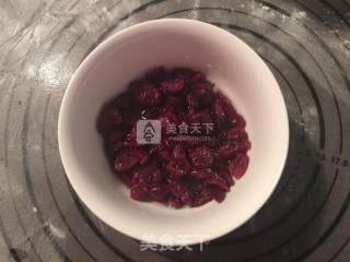 #aca烤明星大赛#condensed Milk Cranberry Shredded Bag recipe