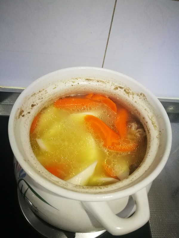 Oxtail Yam Soup recipe