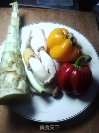 Pleurotus Eryngii with Oyster Sauce Lettuce recipe