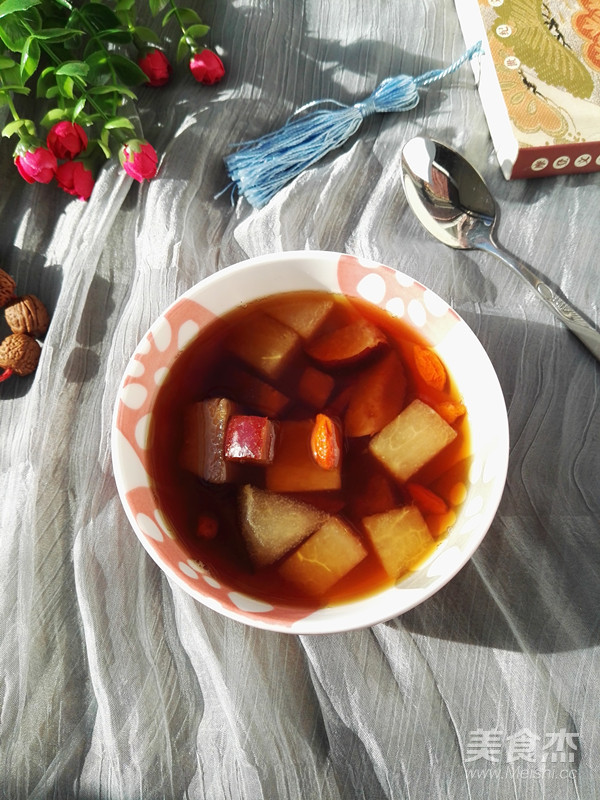 Brown Sugar, Jujube and Pear Soup recipe