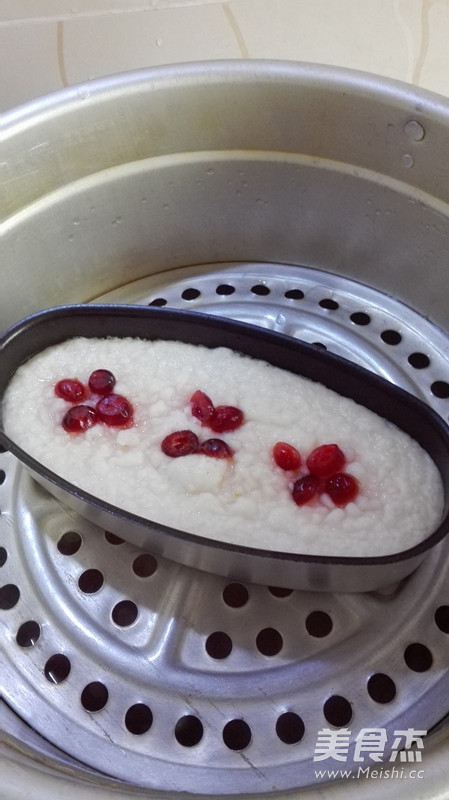 Sticky Rice Noodles and Milk Pudding recipe