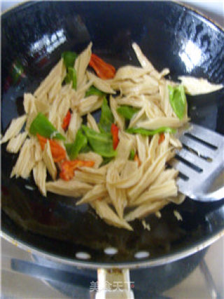 Fried Yuba with Double Pepper recipe