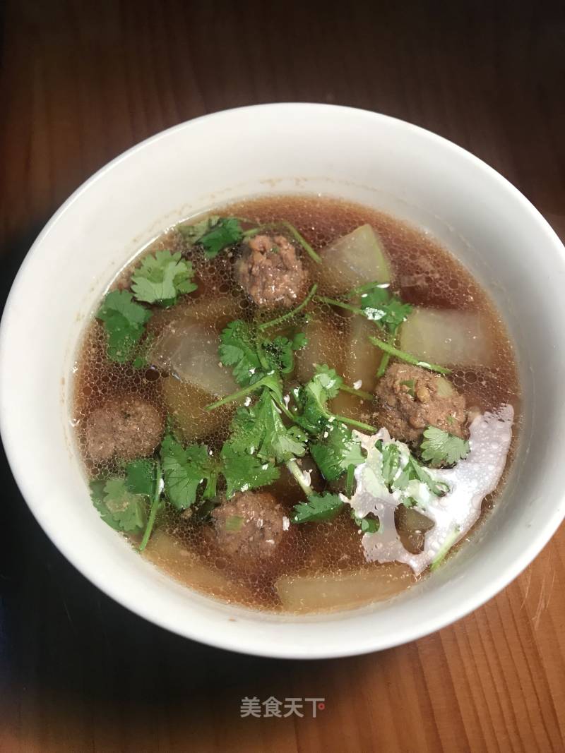 Lamb Meatballs and Winter Melon Soup recipe