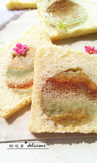 #the 4th Baking Contest and is Love to Eat Festival# Gradient Cake Toast recipe