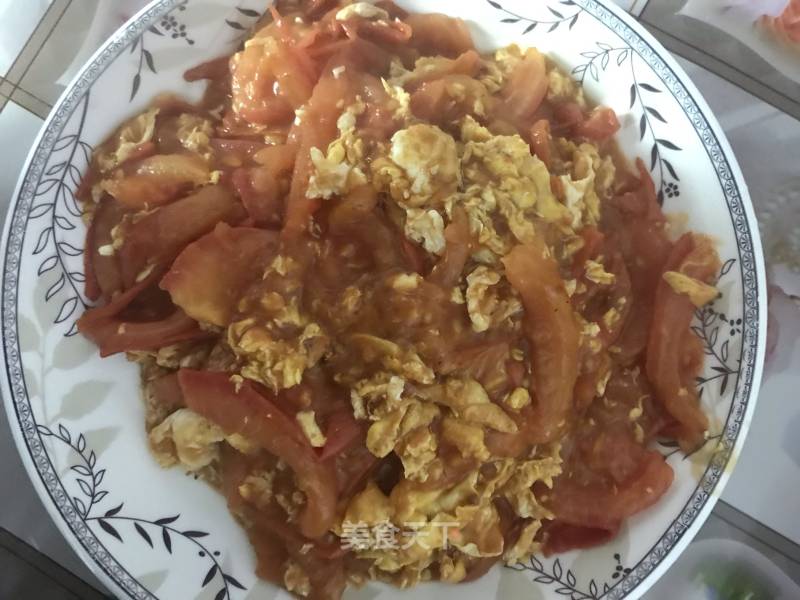 Tomato Scrambled Eggs recipe