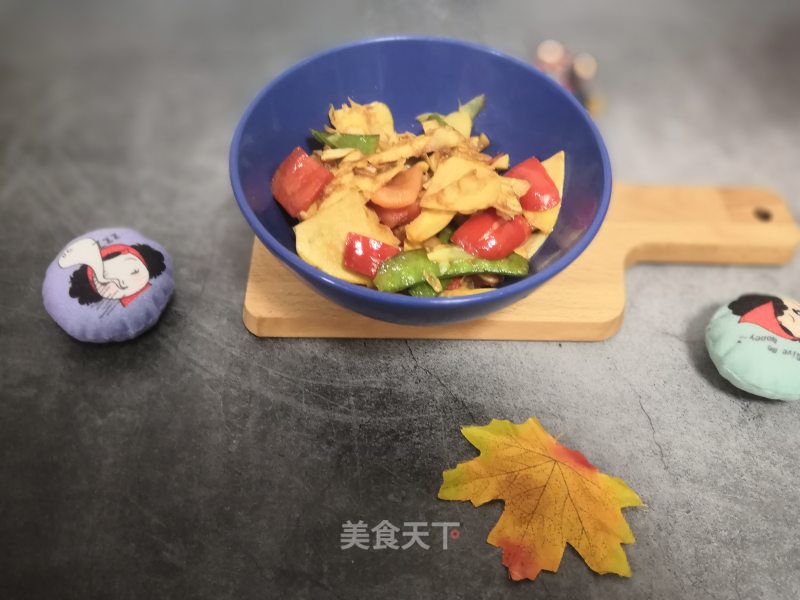 Fried Winter Bamboo Shoots with Snow Peas recipe