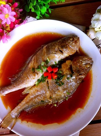 Fried and Steamed Small Yellow Croaker recipe