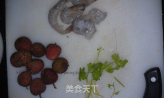 Lychee Shrimp Balls-fruits Can Also be Served on The Table recipe