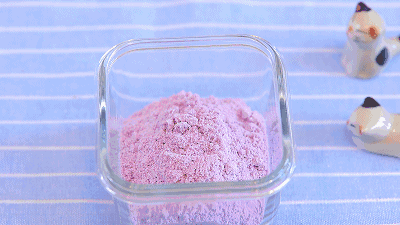 Purple Sweet Potato Sponge Cake Baby Food Supplement Recipe recipe