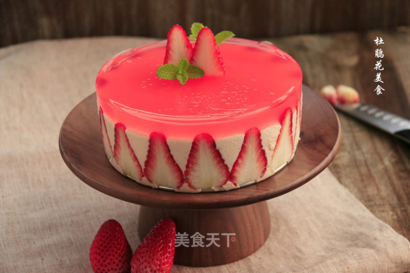 Strawberry Mousse Cake recipe