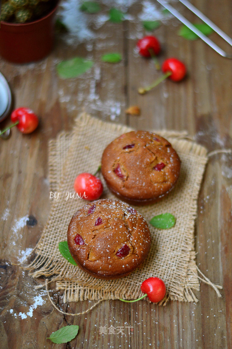 Brown Sugar Cherry Muffins recipe