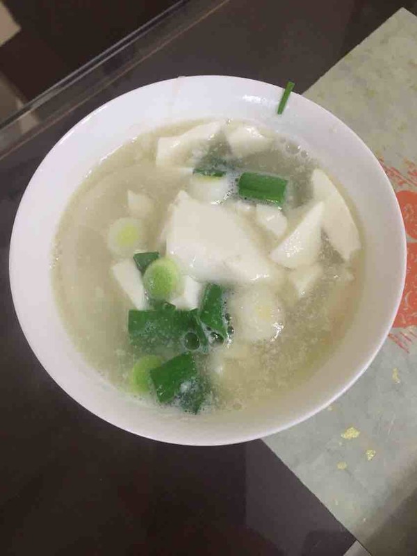 Sea Crab Tofu Soup recipe