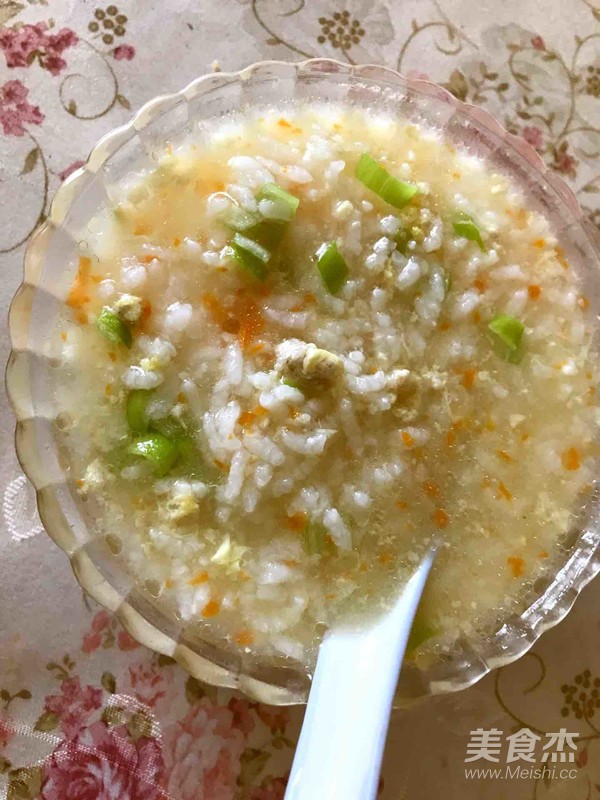 Carrot Lean Pork Congee recipe