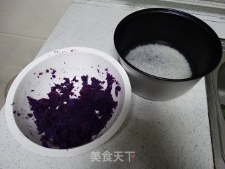 Sweet Purple Potato Rice recipe