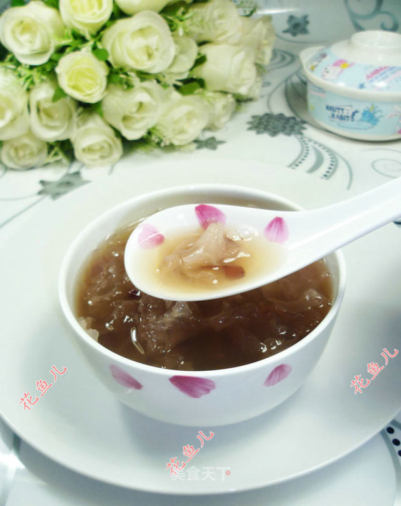Small Red Bean and White Fungus Soup recipe