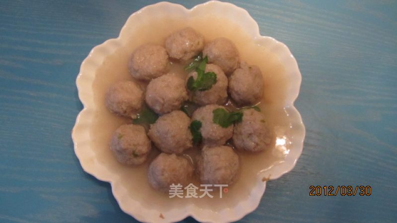 Steamed Lotus Root Meatballs recipe