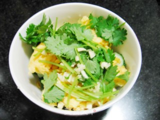 Clear Mouth and Reduce Fire Summer Dishes-cucumber Mixed with Eggs recipe